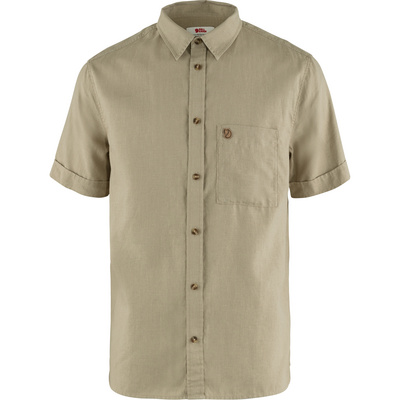 Fjällräven Heren Övik Travel overhemd (Maat XS, Beige)