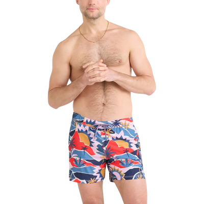 Saxx Underwear Heren Oh Buoy 5 Zwemshorts (Maat M, Meerkleurig)