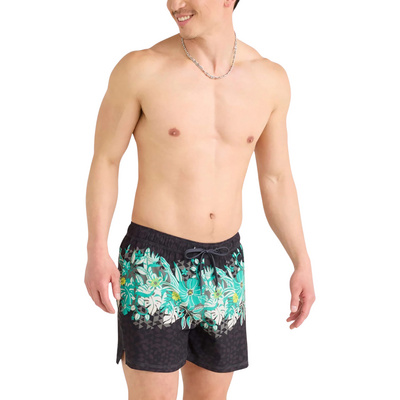 Saxx Underwear Heren Oh Buoy 5 Zwemshorts (Maat L, Zwart)