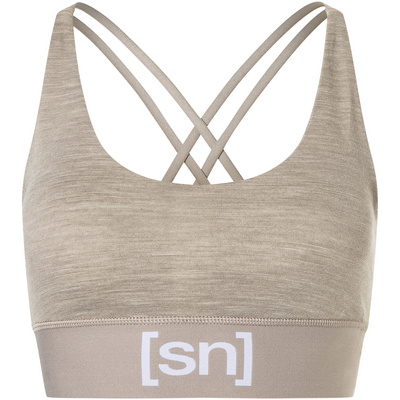 Super.Natural Dames Super Sport bh (Maat S, Beige)