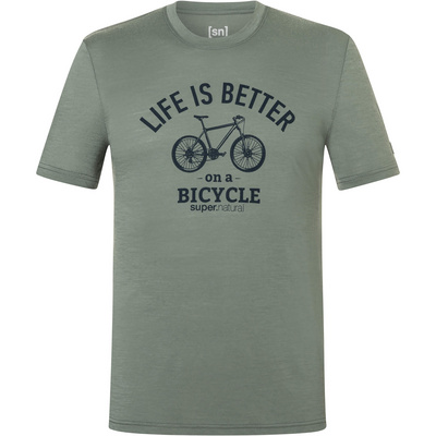 Super.Natural Heren Better Bike T-shirt