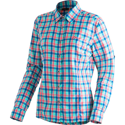Maier Sports Dames Nanni blouse (Maat S, Blauw)