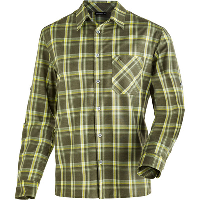 Maier Sports Heren Claas overhemd (Maat 3XL , Groen)