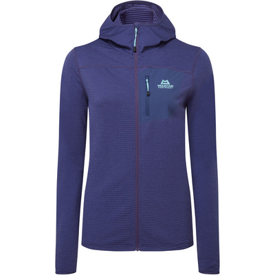 Mountain Equipment Dames Lumiko Hooded Vest (Maat XS, Blauw)