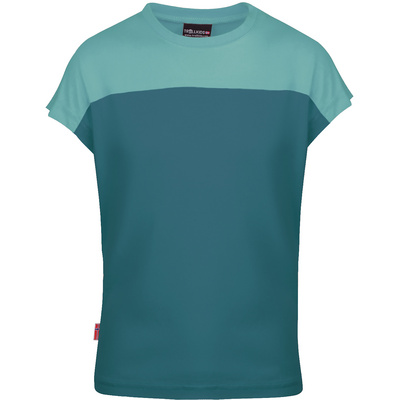 Trollkids Kinderen Bergen T-shirt (Maat 110, Turquoise)