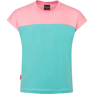 Trollkids Kinderen Bergen T-shirt (Maat 110, Turquoise)