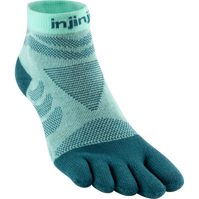Injinji Dames Ultra Run Mini-Crew sokken (Maat 40.5 , Turquoise)