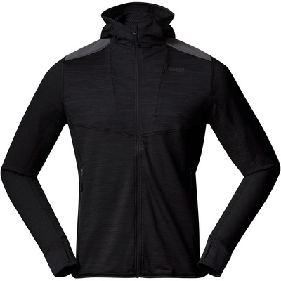 Bergans Heren Rabot Active Mid Hoodie Vest (Maat M, Zwart)