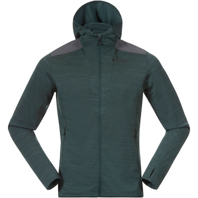 Bergans Heren Rabot Active Mid Hoodie Vest (Maat S, Groen)