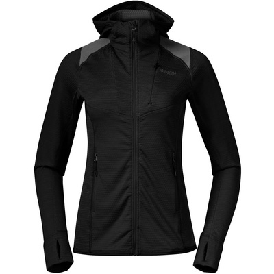 Bergans Dames Rabot Active Mid Hoodie Vest (Maat XS, Zwart)