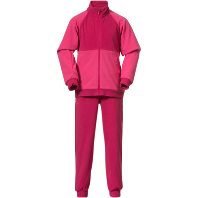 Bergans Enfants Smådøl V5 Long Zip Set (taille 98, Rose vif)