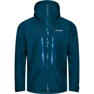 Vaude Heren Monviso 3l Jas (Maat L, Blauw)