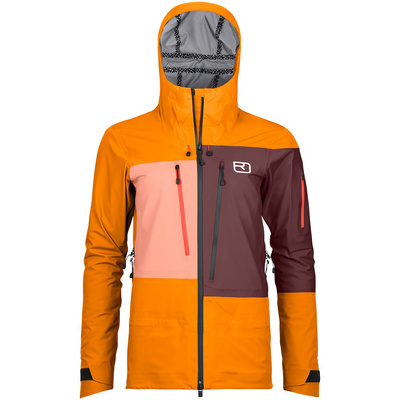 Ortovox Dames Deep Shell Jas (Maat S, Oranje)
