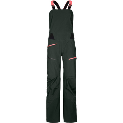 Ortovox Dames Deep Shell Bib Broek (Maat M, Zwart)