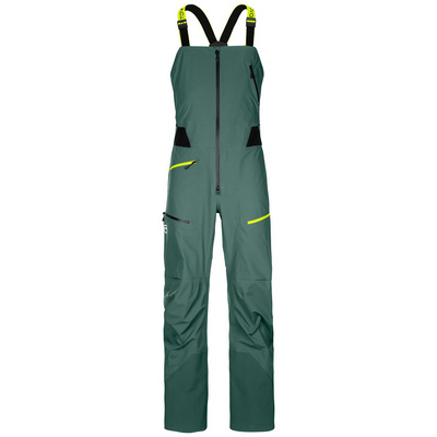 Ortovox Heren Deep Shell Bib Broek (Maat XXL, Groen)