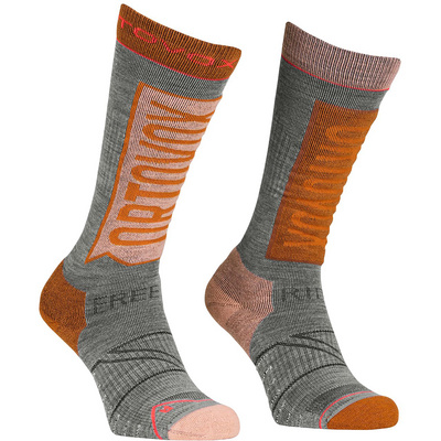 Ortovox Femme Chaussettes Freeride Long (taille 42 , Orange)