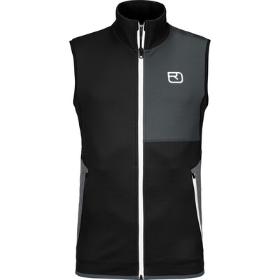 Ortovox Heren Fleece Bodywarmer (Maat M, Zwart)