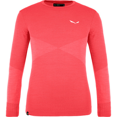 Salewa Enfants T-shirt long Zebru Medium Warm (taille 116, Orange)