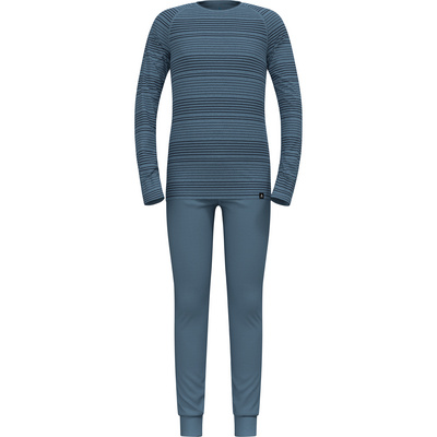 Odlo Kinderen Active Warm Eco Ondergoed Set (Maat 80, Blauw)