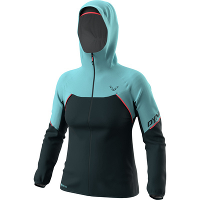 Dynafit Dames Alpine GTX jas (Maat XS, Turquoise)
