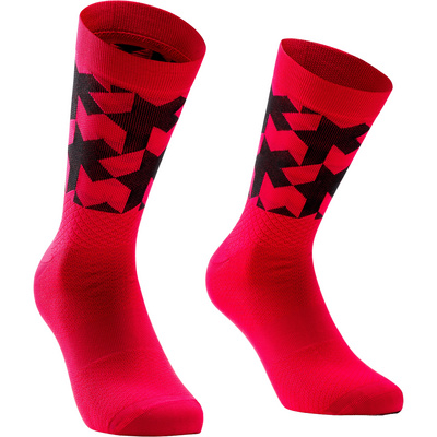 Assos Monogram Evo Sokken (Maat 35 , Rood)