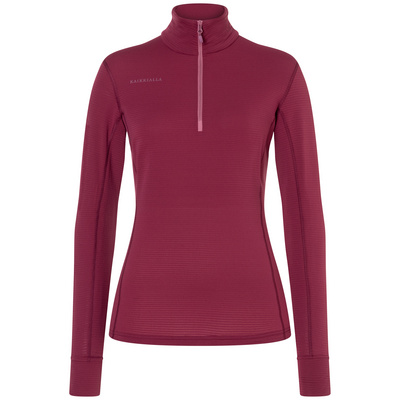 Bergzeit Basics Dames Kaikkialla Sara Half Zip Longsleeve (Maat M, Paars)