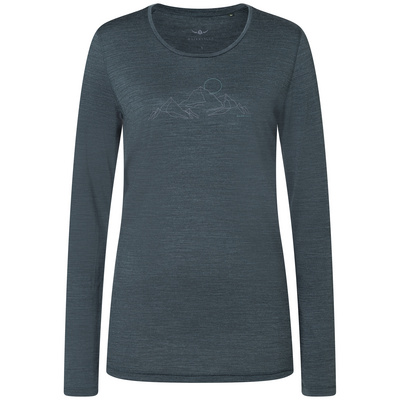 Bergzeit Basics Dames Kunes Longsleeve (Maat XXL, Groen)