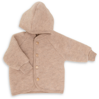 Engel Enfants Veste Fleece Hoodie (taille 86 , Beige)