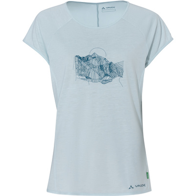 Vaude Dames Tekoa II T-Shirt (Maat XL, Blauw)