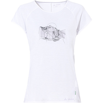 Vaude Dames Tekoa II T-Shirt (Maat M, Wit)