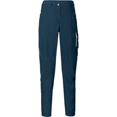 Vaude Dames Qimsa MTB Broek lang (Maat M, Blauw)