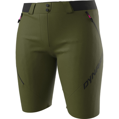Dynafit Dames Transalper 4 DST korte broek (Maat XS, Olijf)