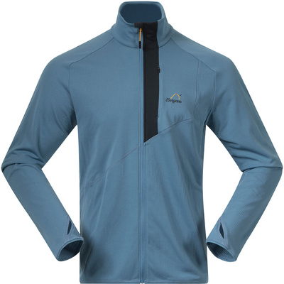 Bergans Heren Y LightLine Essence Midlayer Vest (Maat L, Blauw)