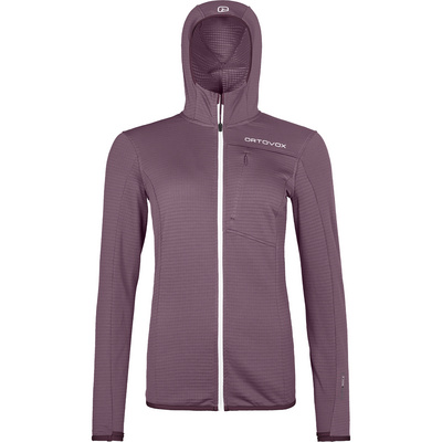 Ortovox Femme Veste Fleece Light Grid Hoodie (taille S, Violet)