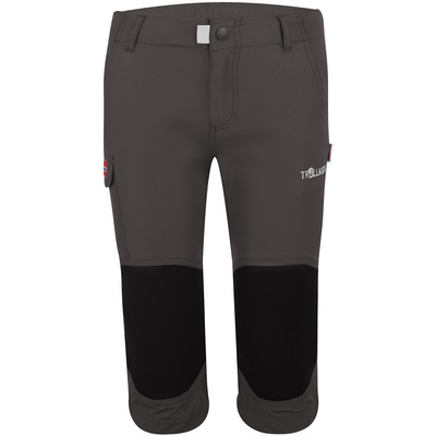 Trollkids Kinderen Hammerfest 3/4 Broek (Maat 128, Grijs)