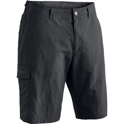 Maier Sports Heren Main Korte broek (Maat L, Zwart)