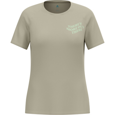 Odlo Dames Essential Print Graphic T-Shirt (Maat M, Groen)