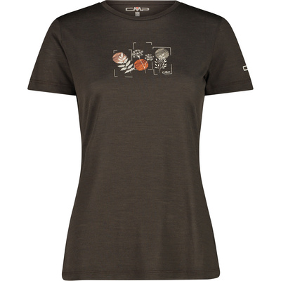 CMP Dames Print T-Shirt (Maat 3XL, Grijs)