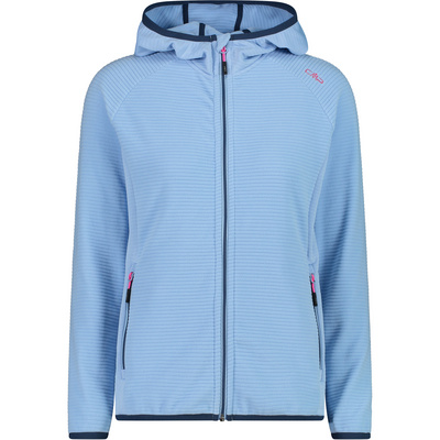 CMP Dames Stretch Performance Hoodie Vest (Maat XL, Blauw)