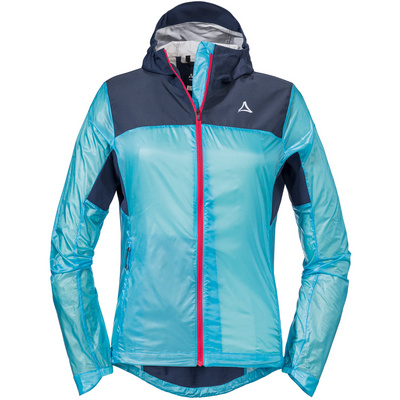 Schöffel Dames Flow Trail Jas (Maat XL, Turquoise)