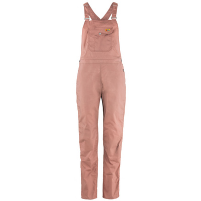 Fjällräven Dames Vardag Dungaree Broek (Maat XS, licht roze)