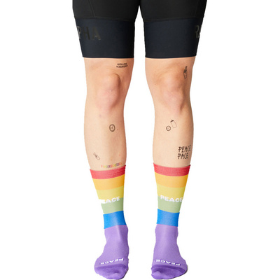 Fingerscrossed Rolling Harmony Sokken (Maat 39 , Paars)