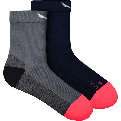 Salewa Dames MTN Trn Am Qrt Sokken (Maat 39 , Grijs)