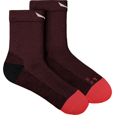 Salewa Dames MTN Trn Am Qrt Sokken (Maat 39 , Rood)