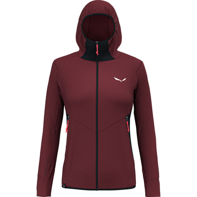 Salewa Dames Lavaredo Hemp Hooded Jas (Maat M, Rood)