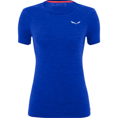 Salewa Femme T-shirt Zebru Fresh Amr (taille L, Bleu)