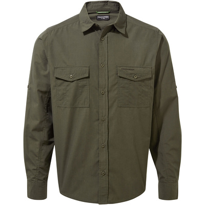 Craghoppers Heren Kiwi Overhemd (Maat S, Groen)
