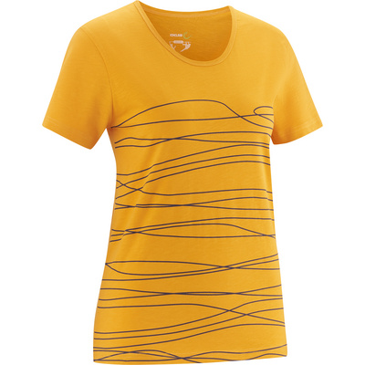 Edelrid Dames Highball V T-Shirt (Maat L, Geel)