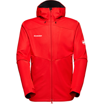 Mammut Heren Ultimate VII SO Hooded Jas (Maat S, Rood)