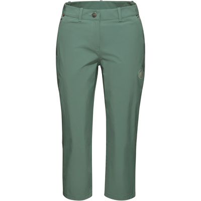 Mammut Dames Runbold Capri Broek (Maat S, Groen)